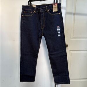 Levi’s 505 Regular Stretch Men's Dark Blue Jeans size 36 x 30